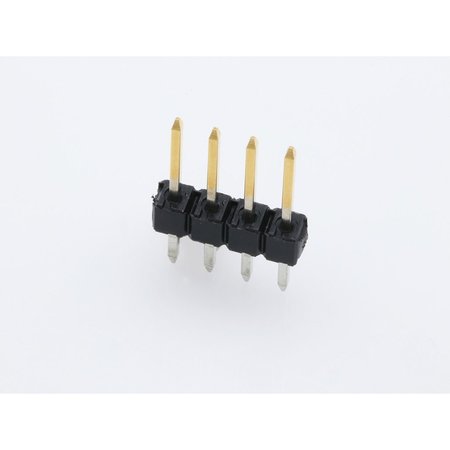 MOLEX Board Connector, 4 Contact(S), 1 Row(S), Male, Straight, 0.1 Inch Pitch, Solder Terminal, Receptacle 22284045